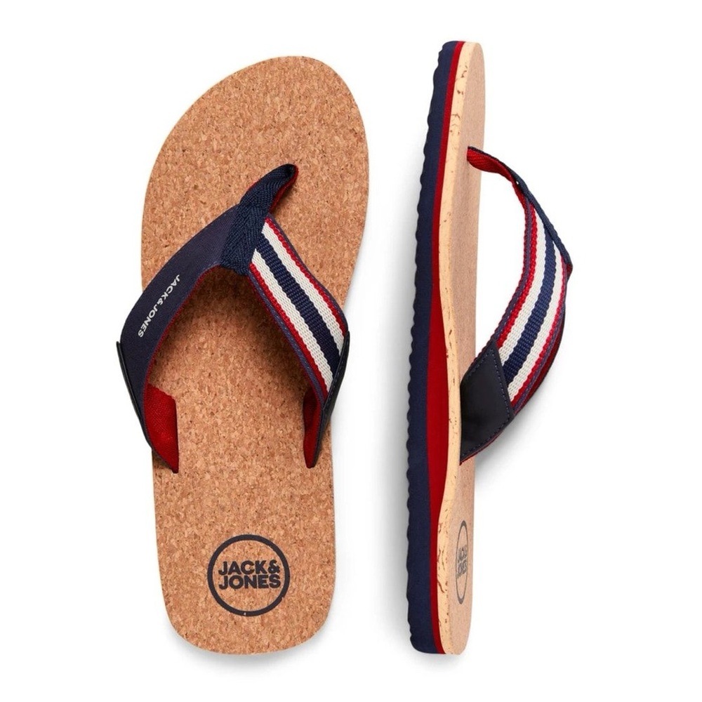 🇺🇸 NWT! Jack & Jones Comfort Cork Sandals